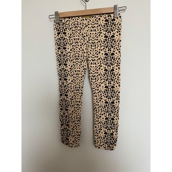 Nicole Miller Animal Print Ankle Leggings - Size 6 - Picture 3 of 7